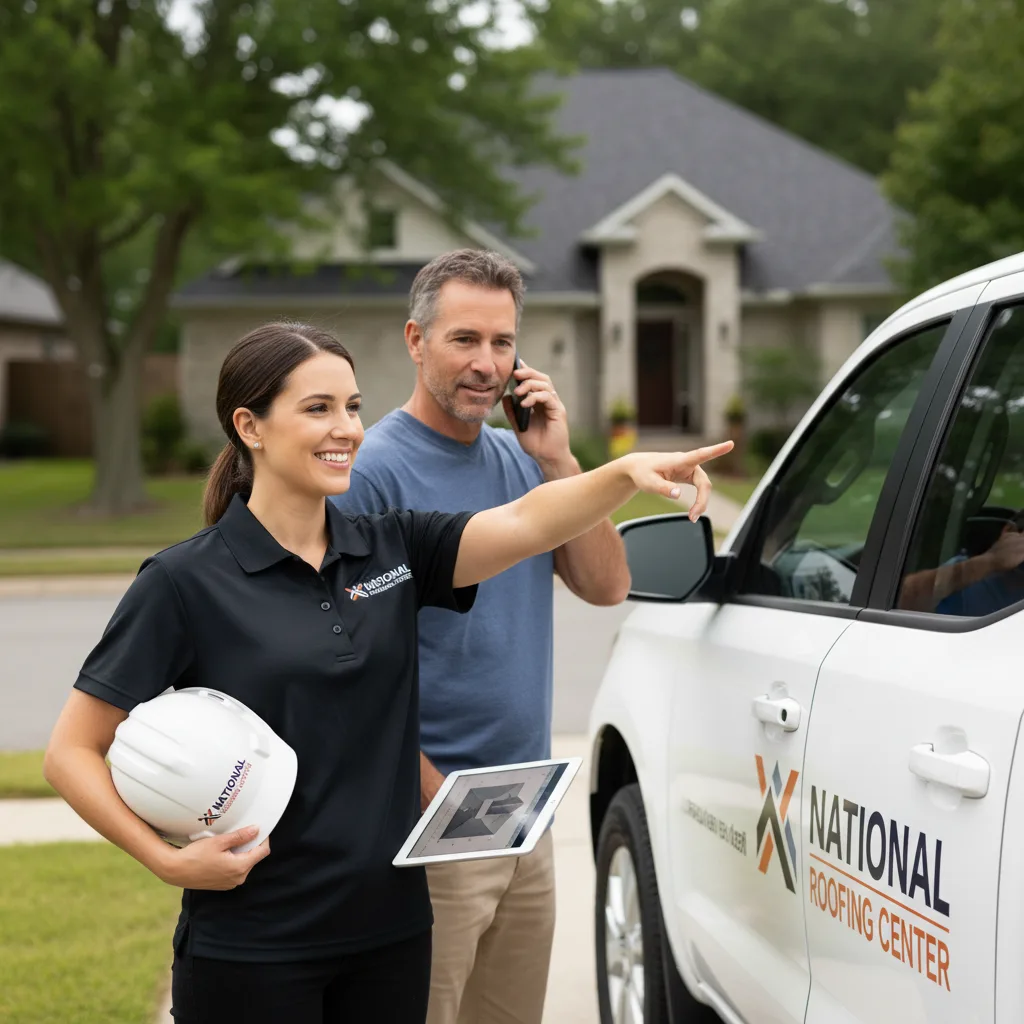 National Roofing Center customer support in Andreas
